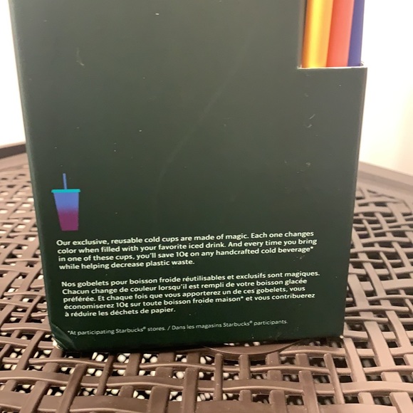 2020 Starbucks Color changing cups.  Brand new! - Picture 3 of 4
